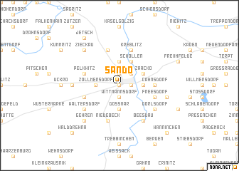 map of Sando