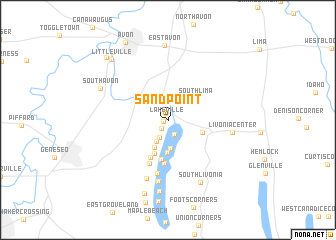 map of Sand Point