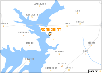 map of Sand Point