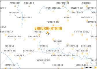 map of Sandrakatana