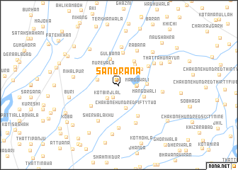 map of Sandrāna