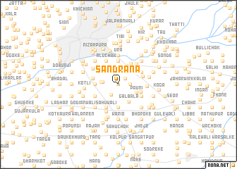 map of Sandrāna