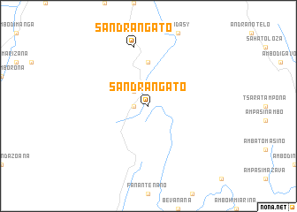 map of Sandrangato