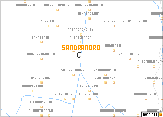 map of Sandranoro