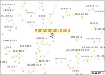 map of Sandrānwāla Khu