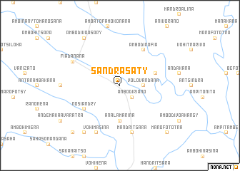 map of Sandrasaty