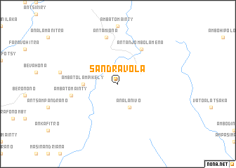 map of Sandravola