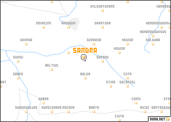 map of Şandra