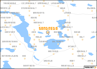 map of Sandreda