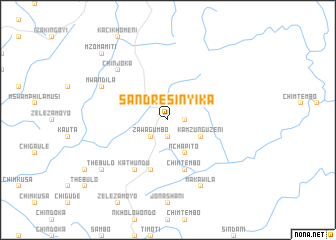 map of Sandresi Nyika