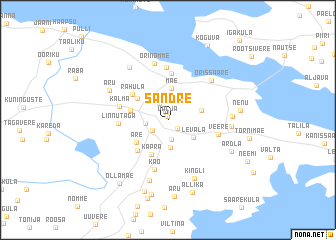 map of Sandre