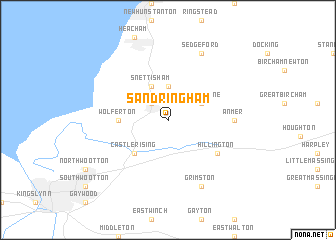 map of Sandringham