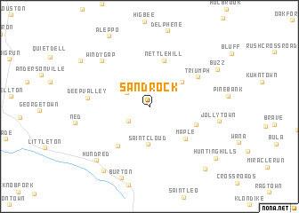 map of Sandrock