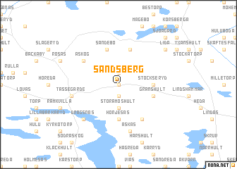 map of Sandsberg