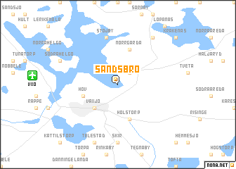 map of Sandsbro