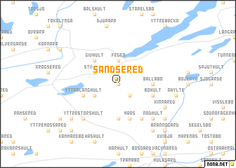 map of Sandsered