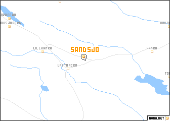 map of Sandsjö