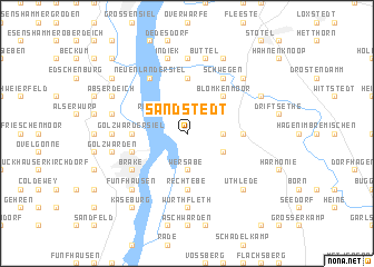 map of Sandstedt