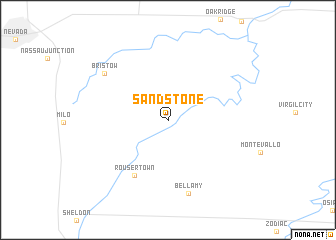 map of Sandstone