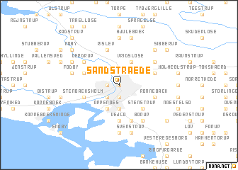 map of Sandstræde