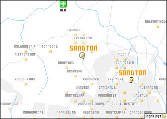 Sandton South Africa Map Sandton (South Africa) map   nona.net