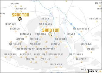 map of Sandton