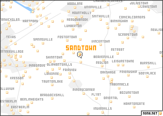 map of Sandtown