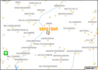 map of Sandtown