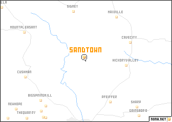 map of Sandtown