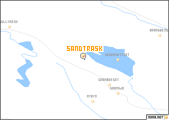 map of Sandträsk