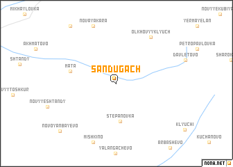 map of Sandugach