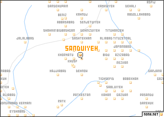 map of Sandūʼīyeh