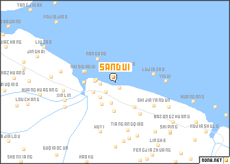 map of Sandui