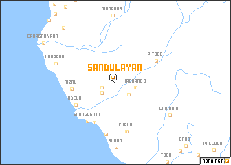 map of Sandulayan