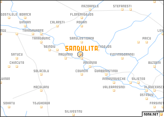 map of Sănduliţa