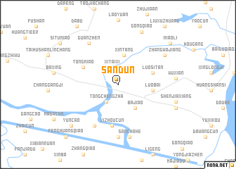 map of Sandun