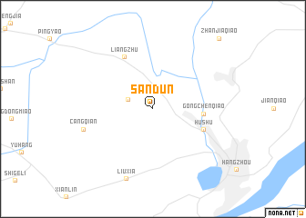 map of Sandun