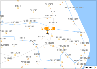 map of Sandun