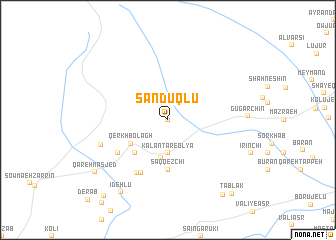 map of Şandūqlū