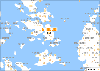 map of Sandu-ri