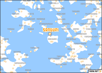 map of Sandu-ri