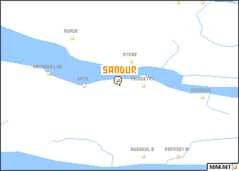 map of Sandur
