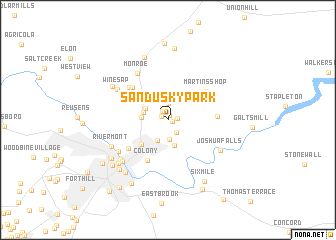 map of Sandusky Park