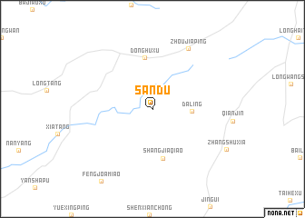 map of Sandu