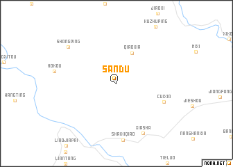 map of Sandu