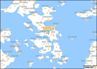 map of Sandu