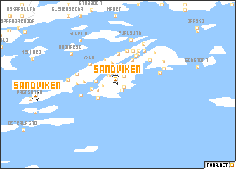 map of Sandviken