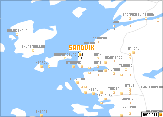 map of Sandvik