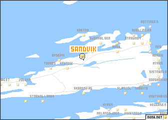 map of Sandvik