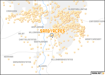 map of Sandy Acres